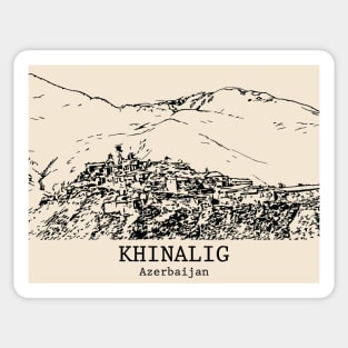 Khinalig - Azerbaijan Sticker